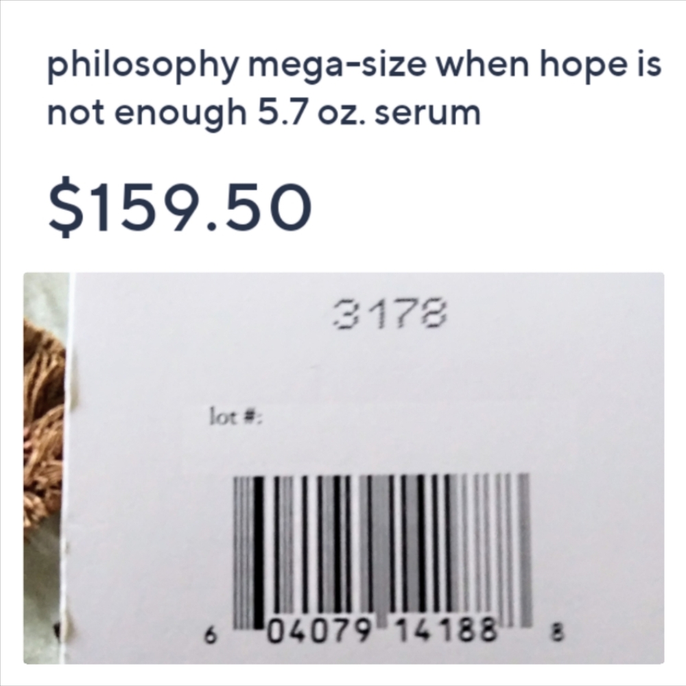 5.7 oz. Philosophy When Hope is Not Enough Serum Mega Size - Picture 2 of 5